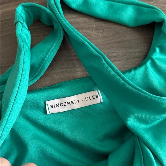 Sincerely Jules Green Sleeveless Dress - Picture 3 of 3